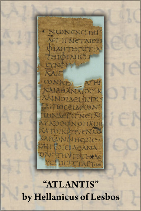 24"x36" Gallery Poster, Atlantis by Hellanicus of Lesbos