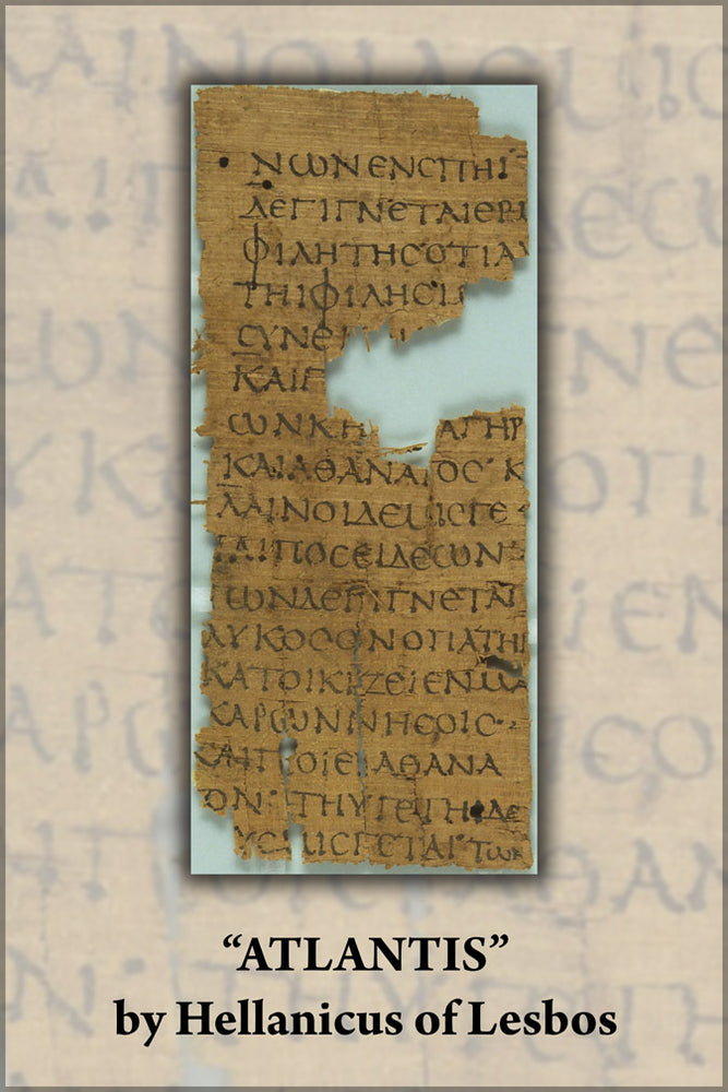 24"x36" Gallery Poster, Atlantis by Hellanicus of Lesbos