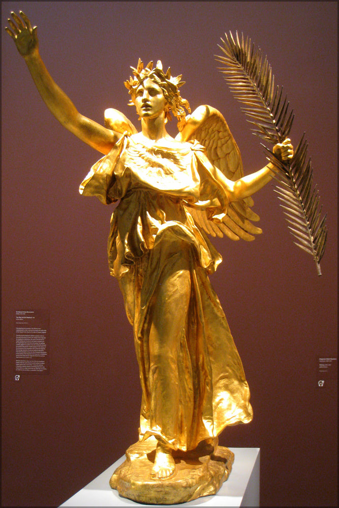 24"x36" Gallery Poster, Augustus Saint-Gaudens - Victory, 1892-1903, in the Carnegie Museum of Art, Pittsburgh, Pennsylvania, USA