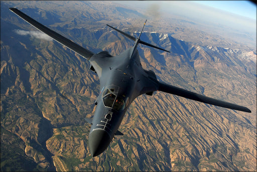 24"x36" Gallery Poster, B-1B Lancer, 37th Expeditionary Bomb Squadron afghanistan