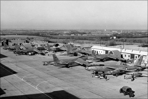 24"x36" Gallery Poster, B-47A stratojet Boeing Airplane Co. 1951