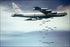 24"x36" Gallery Poster, B-52 Stratofortress over vietnam