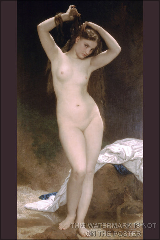 24"x36" Gallery Poster, Bather  William-Adolphe Bouguereau (1825-1905) - Bather (1870