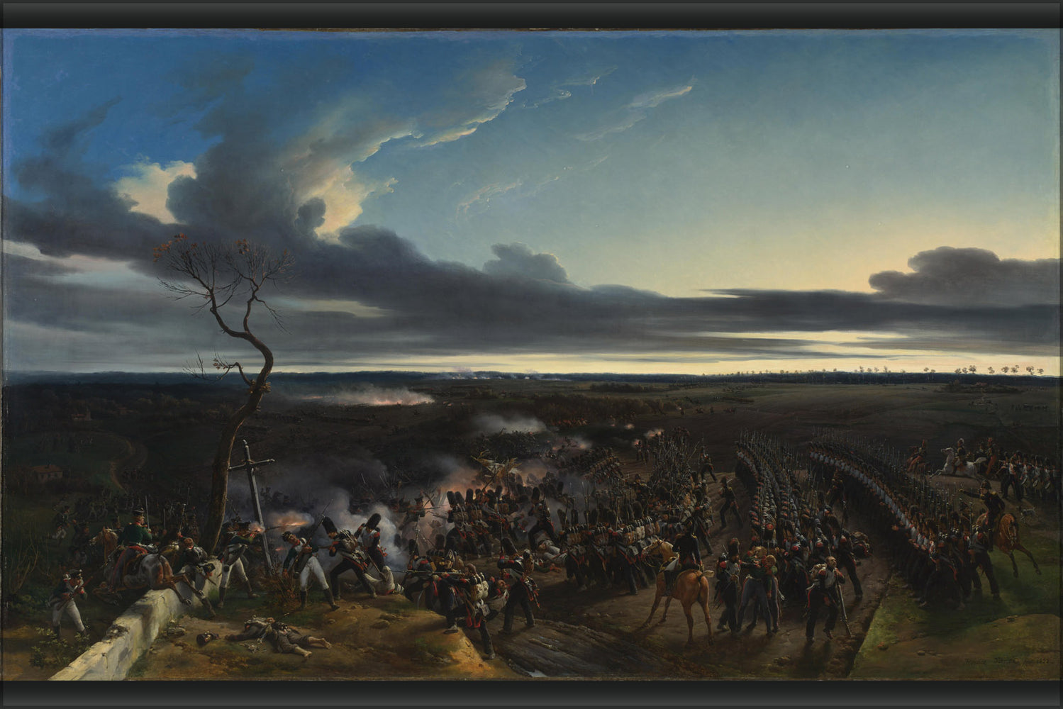 24"x36" Gallery Poster, Battle of Monmirail in France, 11 February 1814