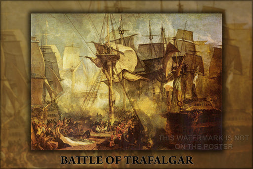 24"x36" Gallery Poster, Battle of Trafalgar p2