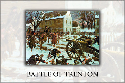 24"x36" Gallery Poster, Battle of Trenton, by H. Charles McBarron, Jr., 1975