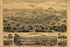 24"x36" Gallery Poster, Bird's eye view map of Healdsburg, Cal. 1876