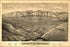 24"x36" Gallery Poster, Bird's eye view map of Santa Barbara, California, 1877