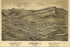 24"x36" Gallery Poster, Birds-eye view map of Helena, Montana 1875