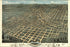 24"x36" Gallery Poster, Birdseye view map of Atlanta Georgia 1871