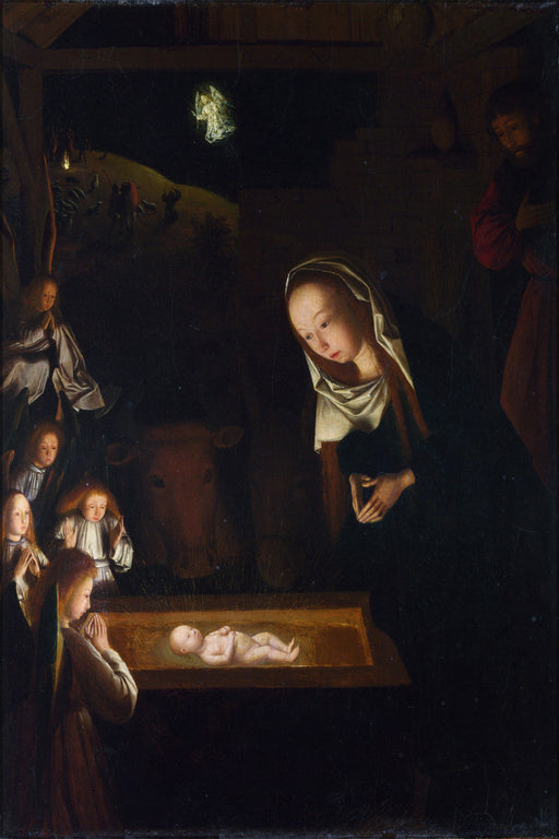 24"x36" Gallery Poster, Birth of Jesus Christ by Geertgen tot Sint Jans c1490