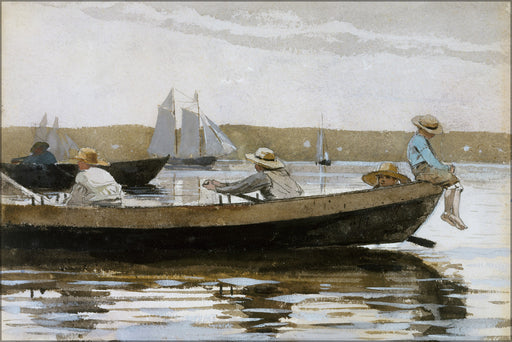 24"x36" Gallery Poster, Boys in a Dory by winslow homer 1873