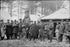 24"x36" Gallery Poster, Brandy Station, Va. Gens. George Meade, John Sedgwick, and Robert O. Tyler with staff officers at Horse Artillery