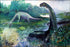 24"x36" Gallery Poster, Brontosaurus (nowadays called Apatosaurus). by charles r. knight c1897