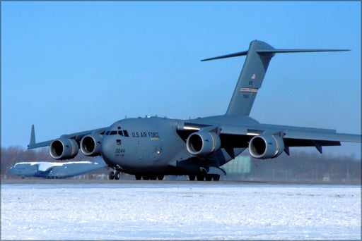 24"x36" Gallery Poster, C-17 Globemaster III 445th airlift wing
