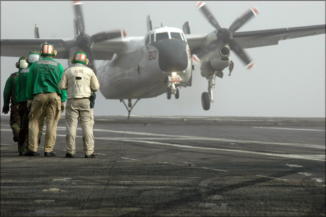 24"x36" Gallery Poster, C-2 Greyhound (VRC) 30 USS Nimitz (CVN 68)