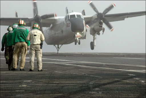 24"x36" Gallery Poster, C-2 Greyhound (VRC) 30 USS Nimitz (CVN 68)