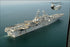 24"x36" Gallery Poster, CH-46 E Sea Knight & amphibious assault ship USS Kearsarge (LHD 3)
