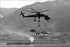 24"x36" Gallery Poster, CH-54 Tarhe helicopter lifting an F-100 super sabre