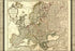 24"x36" Gallery Poster, Carte d'Europe map of europe 1769, england france germany