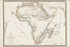 24"x36" Gallery Poster, Carte de l' Africa map 1820