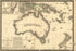 24"x36" Gallery Poster, Carte de l' Australia map 1826
