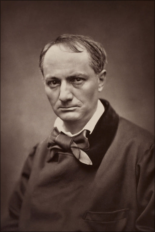 24"x36" Gallery Poster, Charles Baudelaire 1863