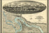24"x36" Gallery Poster, Civil war map and View of Vicksburg 1863
