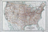 24"x36" Gallery Poster, Clason's map of United States of america 1919