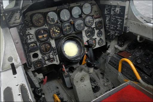 24"x36" Gallery Poster, Cockpit of F-86D sabre