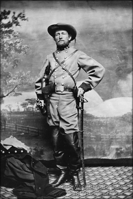 24"x36" Gallery Poster, Colonel John S. Mosby, C.S.A