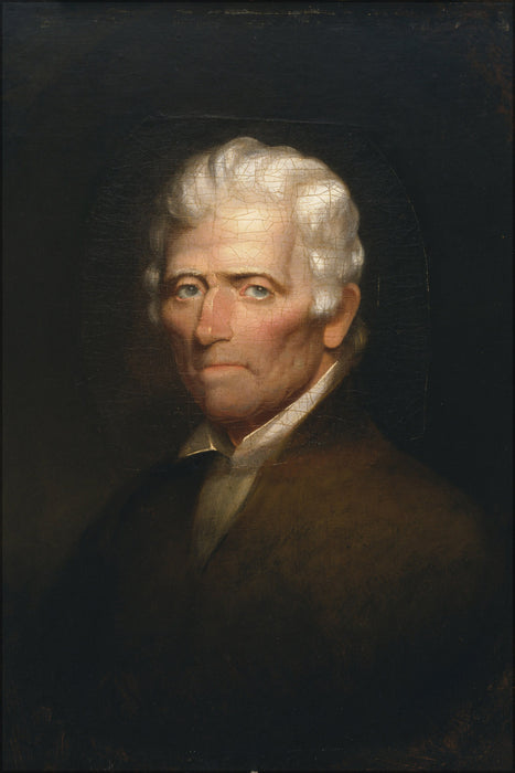 24"x36" Gallery Poster, Daniel Boone by Chester Harding 1820