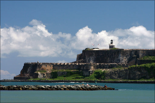 24"x36" Gallery Poster, El Morro Castle, San Juan, Puerto Rico