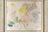 24"x36" Gallery Poster, Ethnographic Map of Europe 1848