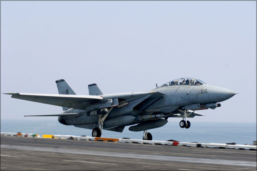 24"x36" Gallery Poster, F-14D Tomcat f-14 carrier USS Theodore Roosevelt (CVN 71)