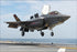 24"x36" Gallery Poster, F-35B Lightning II f-35 lands aboard USS Wasp (LHD 1)