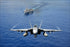 24"x36" Gallery Poster, FA-18E Super Hornet f-18 demo near USS John C. Stennis (CVN 74)