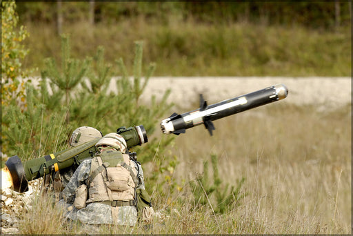 24"x36" Gallery Poster, FGM-148 Javelin anti-tank missile