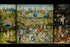 24"x36" Gallery Poster, Garden of Earthly Delights triptych by Hieronymus Bosch (c. 1503) Paradise and Hell