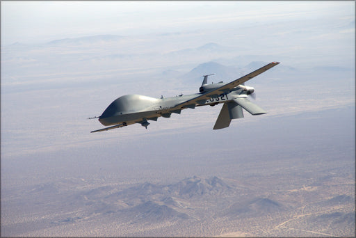 24"x36" Gallery Poster, General Atomics MQ-1C Sky Warrior uav drone