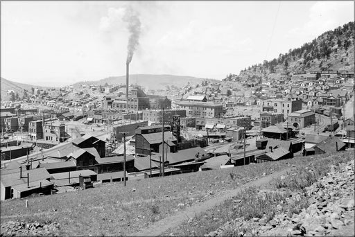 24"x36" Gallery Poster, Gold Mine in Victor, Colorado around 1900