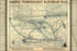 24"x36" Gallery Poster, Gospel temperance railroad map 1908
