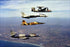 24"x36" Gallery Poster, Grumman E-2 Hawkeye f-14 tomcat f-5 tiger II ta-4 skyhawk