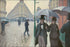 24"x36" Gallery Poster, Gustave Caillebotte Paris Street; Rainy Day