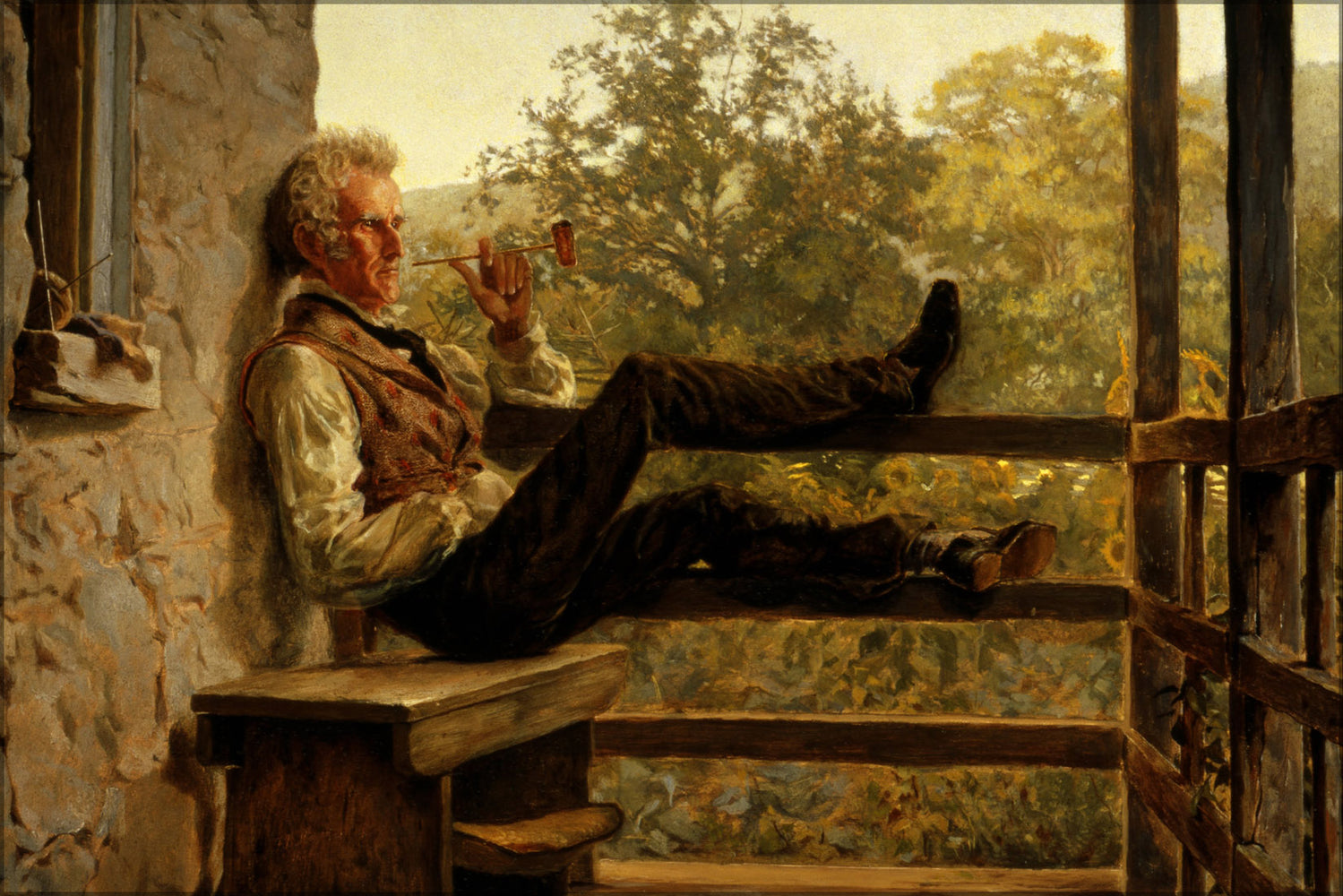 24"x36" Gallery Poster, Independence (Squire Jack Porter) 1858 by frank blackwell mayer