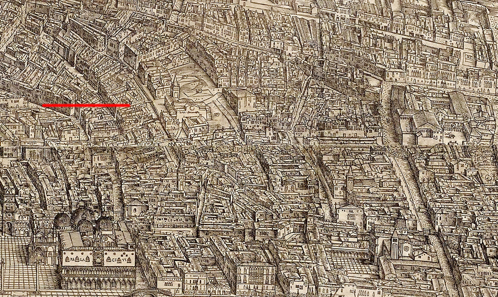 24"x36" Gallery Poster, Jacopo de' Barbari View of Venice