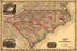 24"x36" Gallery Poster, Johnsons map of North and South Carolina 1861
