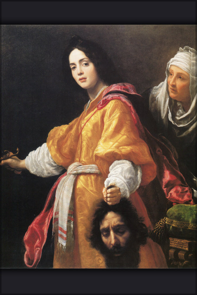 24"x36" Gallery Poster, Judith with the Head of Holofernes by cristofano allori