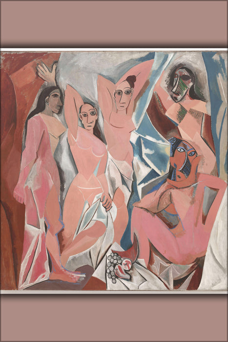 24"x36" Gallery Poster, Les Demoiselles d'Avignon by Pablo Picasso