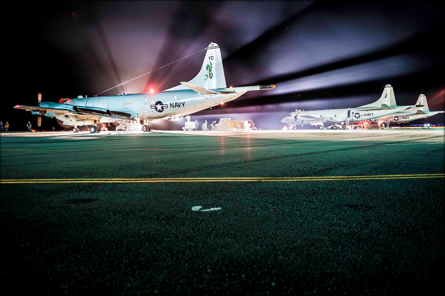 24"x36" Gallery Poster, Lockheed P-3C Orion marine corps air station kaneohe bay